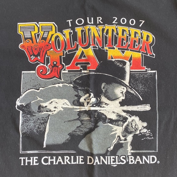 Vintage Charlie Daniels Band Concert T Shirt - Picture 2 of 7